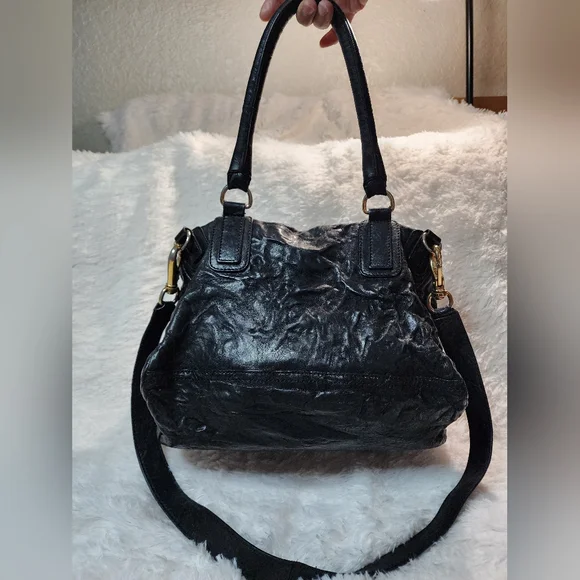 Givenchy Pandora Black distressed leather bag - Picture 4 of 16